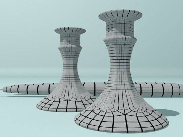 3d max candleholder candles - Candleholder by christiano247
